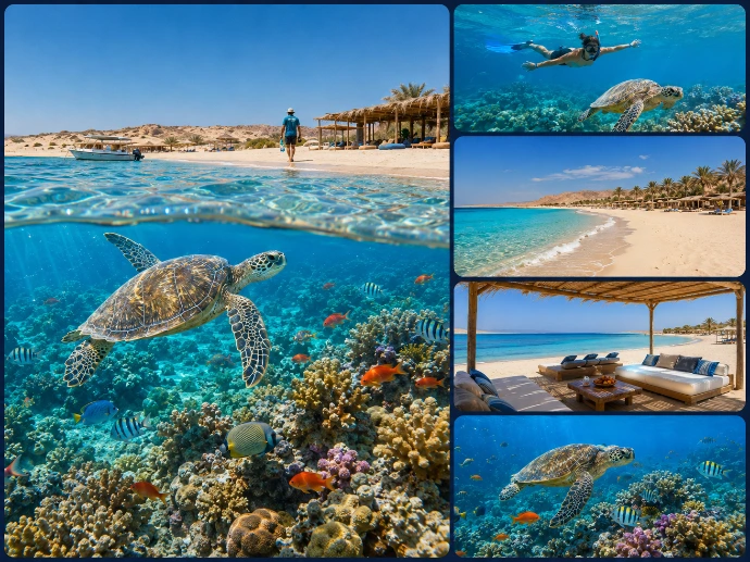 Abu Dabbab Beach Snorkeling Trip